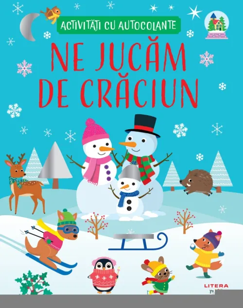Ne jucam de Craciun. Activitati cu autocolante - 19,99 Lei
