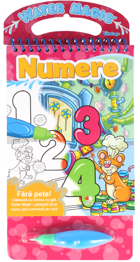 Numere. Coloram cu carioca cu apa - 24,99 Lei