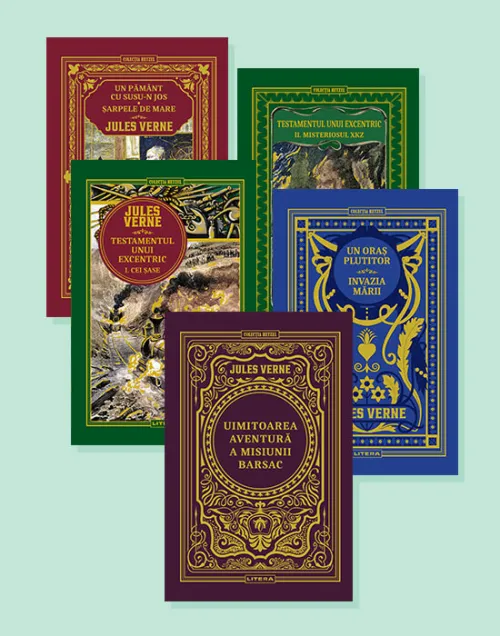 Pachet 1 Jules Verne (5 volume) - 129.97 Lei