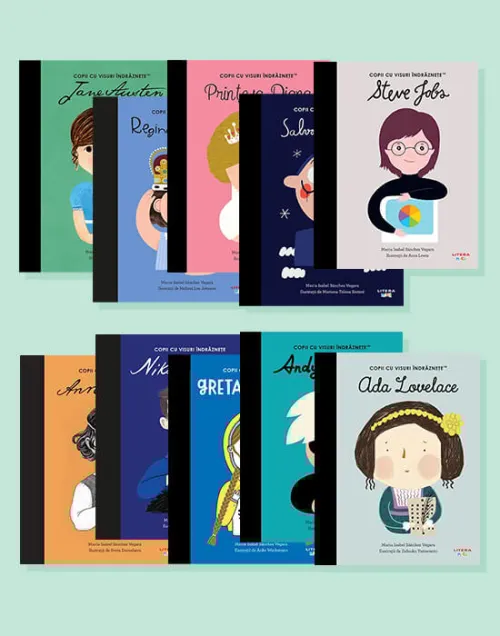 Pachet 2 Copii cu visuri indraznete (10 volume) - 194.94 Lei