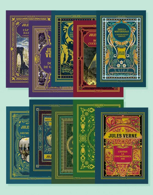 Pachet 2 Jules Verne (10 volume) - 239.94 Lei
