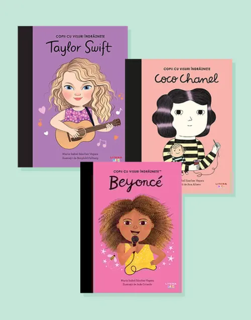 Pachet 4 Copii cu visuri indraznete (3 volume) - 44.99 Lei