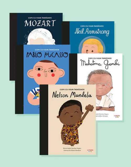 Pachet 4 Copii cu visuri indraznete (5 volume) - 89.97 Lei