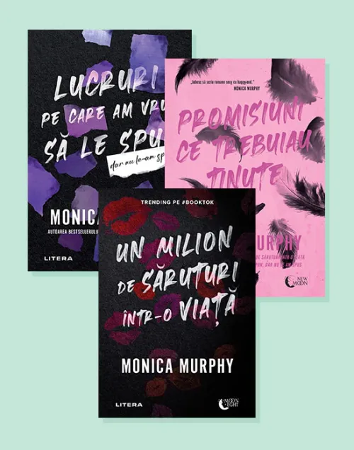 Pachet New Moon Monica Murphy - 102.50 Lei