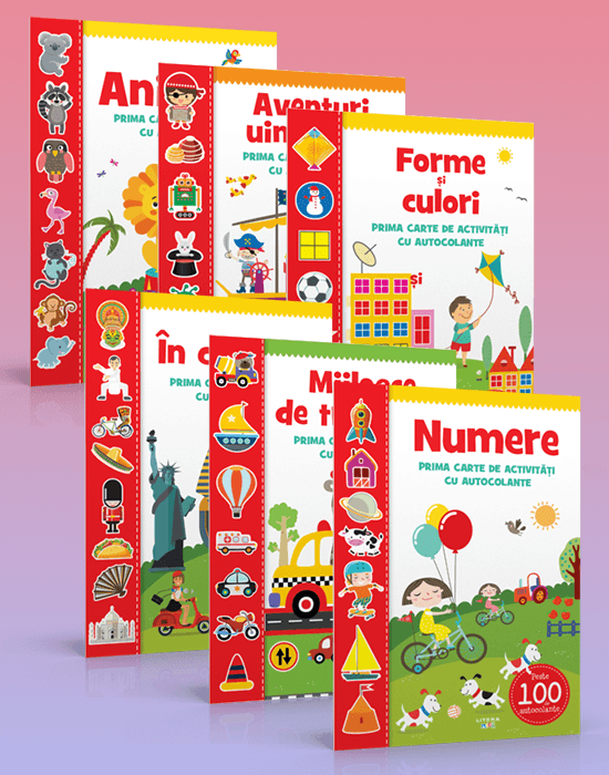 Pachet Prima carte de activitati cu autocolante - 5.95 Lei