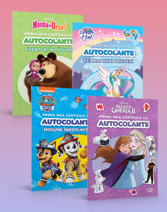 Pachet Prima mea carticica cu autocolante - 8.00 Lei