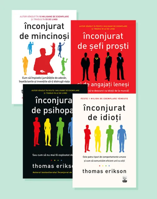 Pachet Serie de autor Inconjurat de... -Thomas Erikson - 112.50 Lei