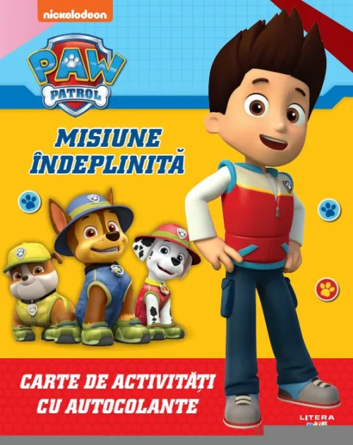 Patrula Catelusilor. Misiune indeplinita. Carte de activitati cu autocolante - 9.00 Lei