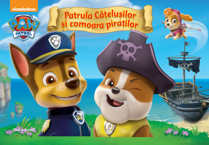 Patrula Catelusilor si comoara piratilor. Carte cu jucarie - 109.99 Lei