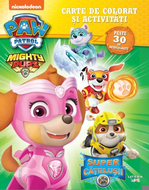 Patrula Catelusilor. Supercatelusii. Carte de colorat si activitati - 24.99 Lei