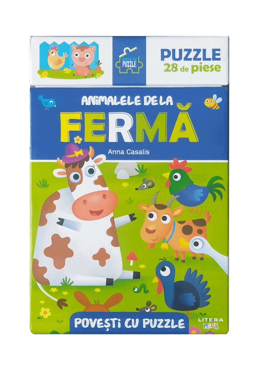 Povesti cu puzzle. Animalele de la ferma - 26,99 Lei