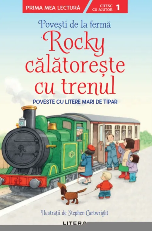 Povesti de la ferma. Rocky calatoreste cu trenul. Citesc cu ajutor (Nivelul 1) - 24.99 Lei