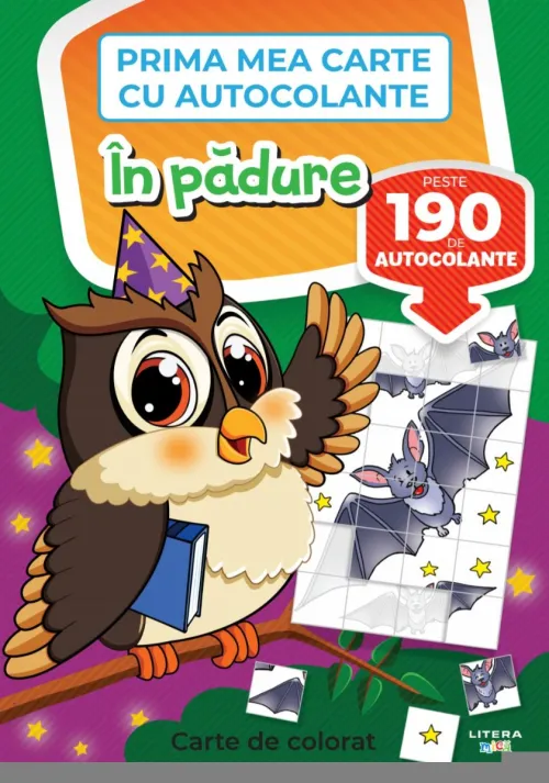 Prima mea carte cu autocolante. In padure - 19,99 Lei