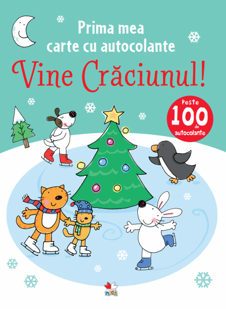 Prima mea carte cu autocolante. Vine Craciunul! - 29.99 Lei