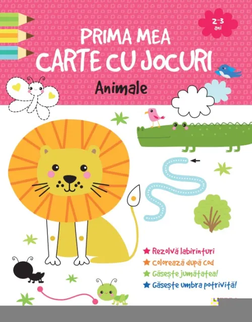 Prima mea carte cu jocuri. Animale (2-3 ani) - 15.85 Lei