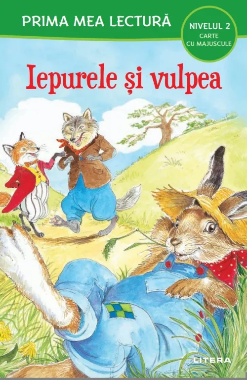 Prima mea lectura. Iepurele si vulpea. Carte cu majuscule (Nivelul 2) - 5.00 Lei