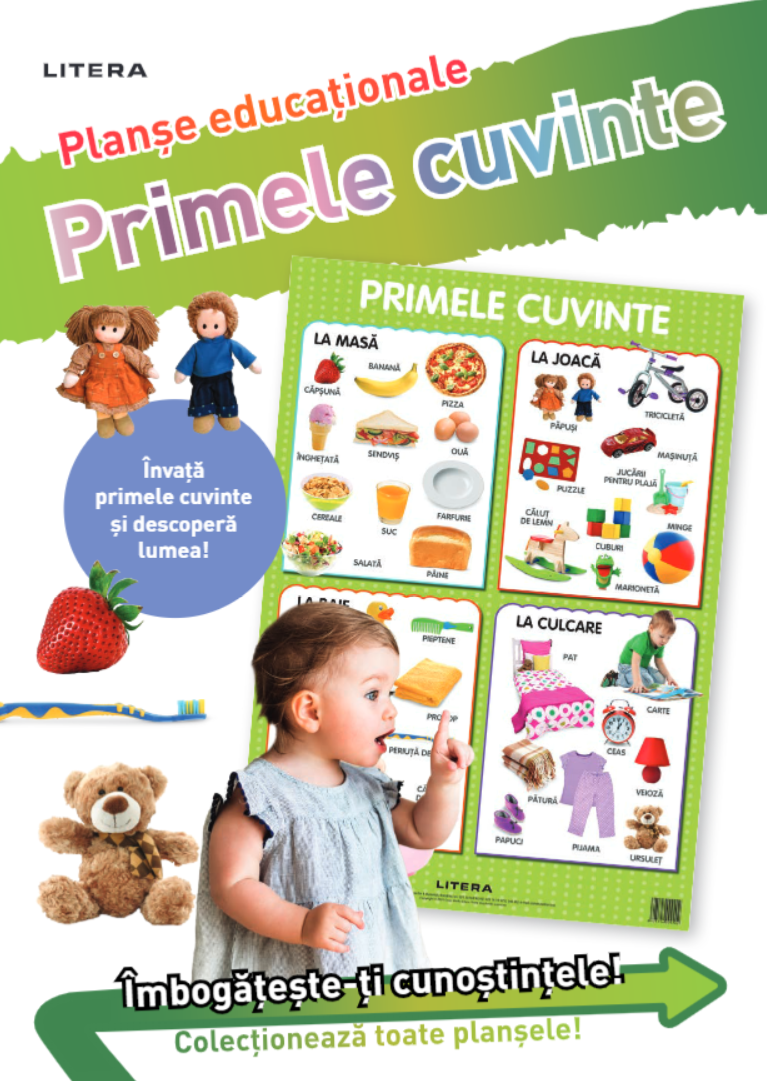 Primele cuvinte. Planse educationale - 9.99 Lei
