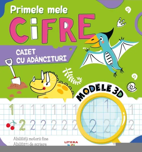Primele mele cifre. Caiet cu adancituri - 25.89 Lei