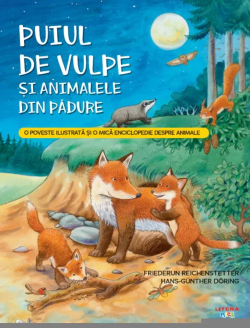 Puiul de vulpe si animalele din padure - 20.99 Lei