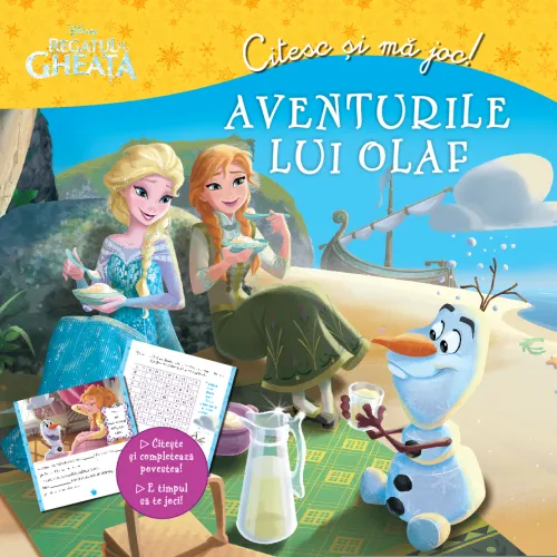 Regatul de gheata. Aventurile lui Olaf. Citesc si ma joc - 19.99 Lei