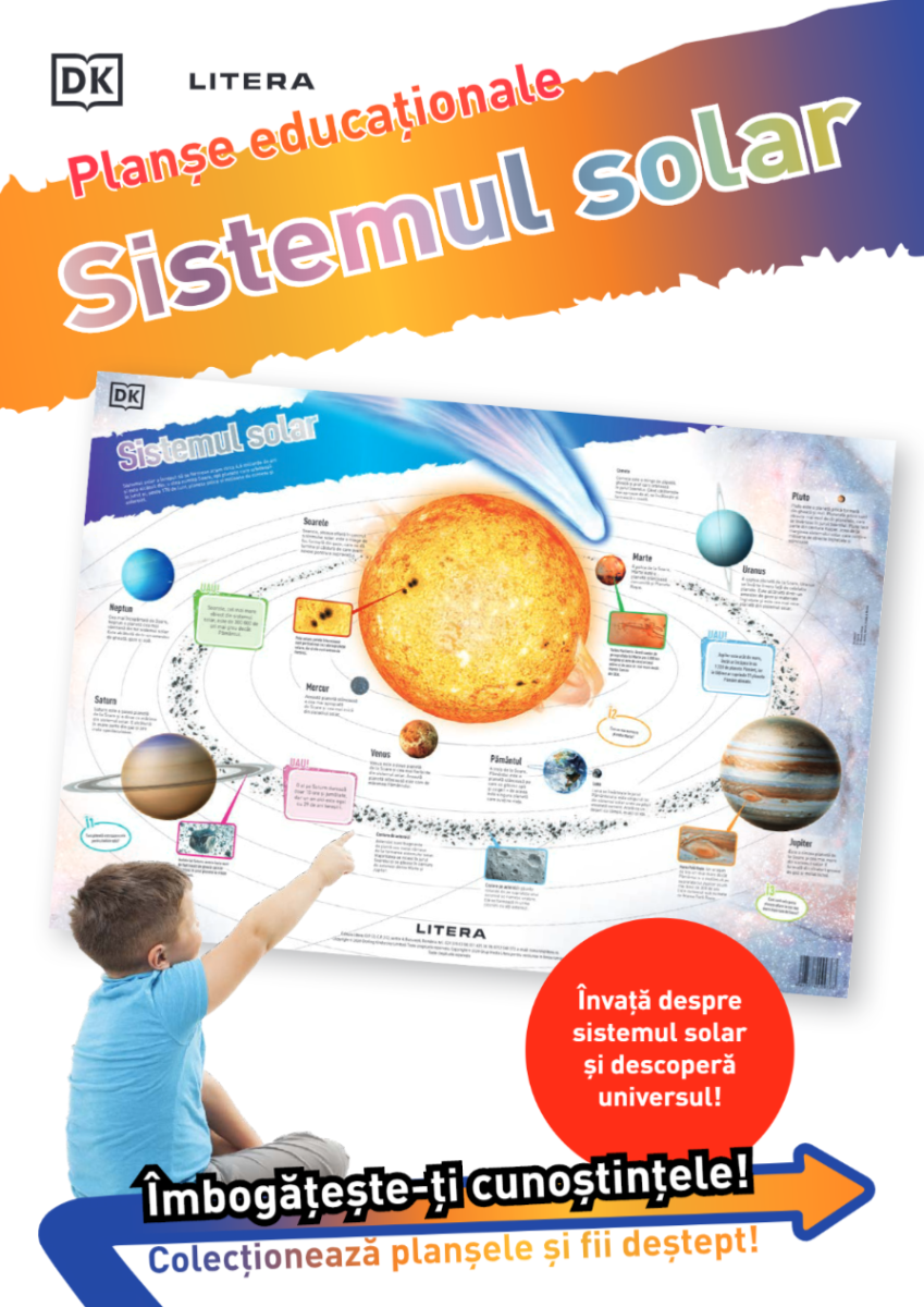 Sistemul solar. Planse educationale - 9.99 Lei