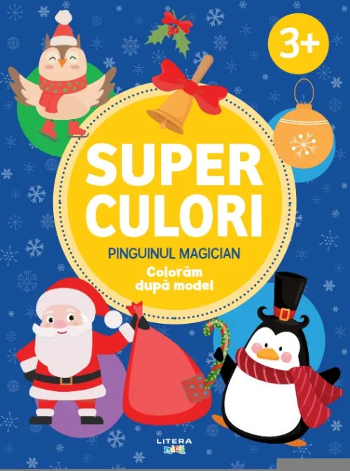 Superculori. Pinguinul magician. Coloram dupa model (3 +) - 14.99 Lei