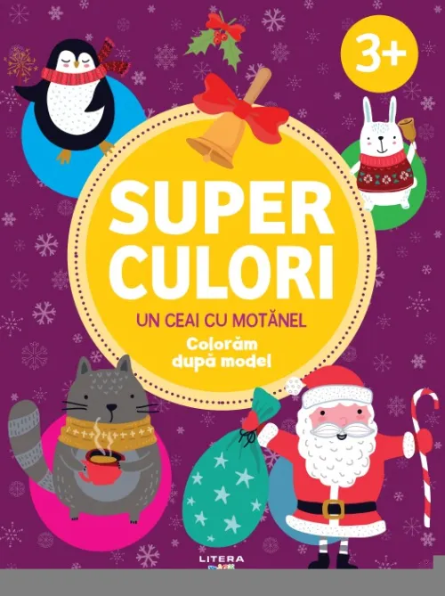 Superculori. Un ceai cu Motanel. Coloram dupa model (3 +) - 14.99 Lei
