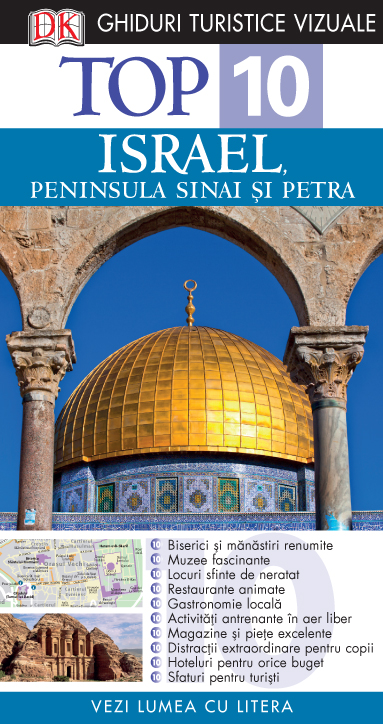 Top 10. Israel, Peninsula Sinai si Petra. Ghiduri turistice vizuale - 49.99 Lei