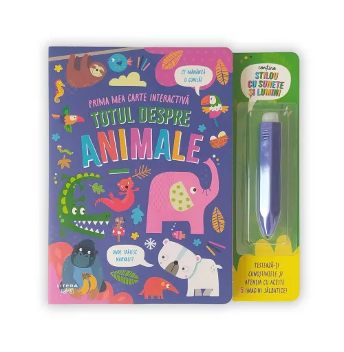 Totul despre animale. Prima mea carte interactiva - 32.50 Lei