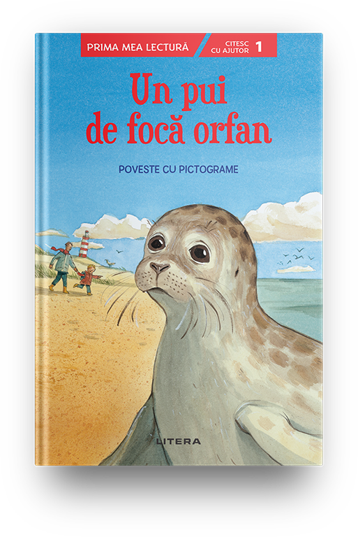 Un pui de foca orfan. Poveste cu pictograme (Nivelul 1) - 14.99 Lei