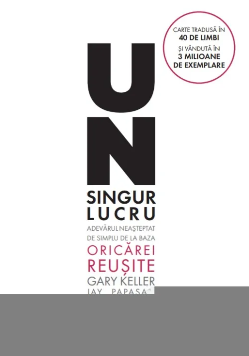 Un singur lucru - 11.00 Lei