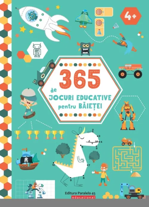 365 de jocuri educative pentru baietei (4 ani +) - 39.88 Lei
