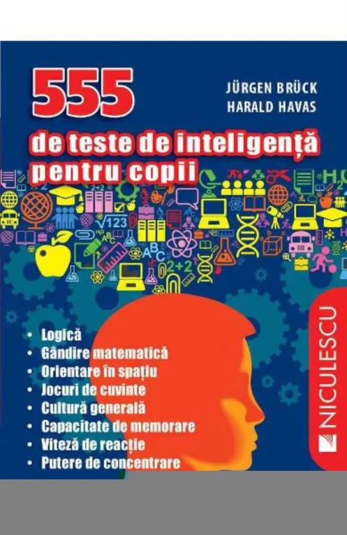 555 de teste de inteligenta pentru copii - 50,37 Lei