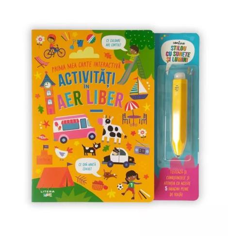 Activitati in aer liber. Prima mea carte interactiva - 43.54 Lei