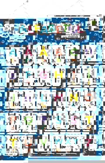 ALFABETUL pentru gradinita. Poster - 11.66 Lei