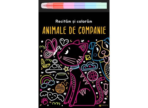 Animale de companie - Recitam si coloram - 28.00 Lei