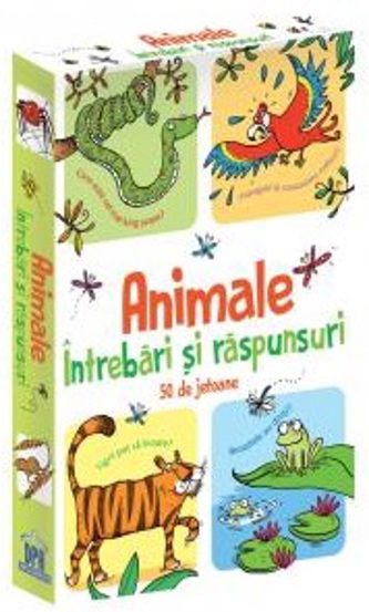 Animale - Intrebari si raspunsuri - 50 de Jetoane - 27.00 Lei