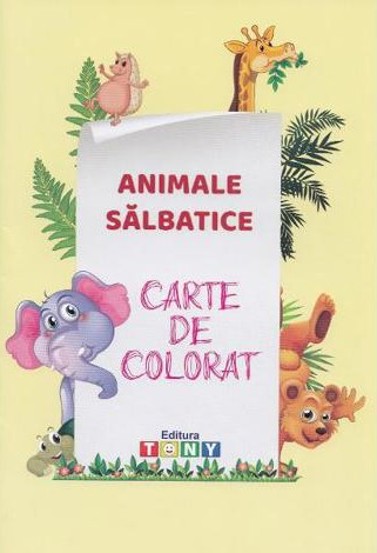 Animale salbatice. Carte de colorat - 5.28 Lei