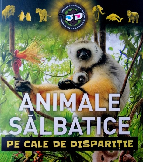Animale salbatice pe cale de disparitie - cu ochelari 3D - 39.60 Lei