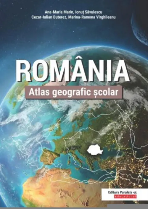 Atlas geografic scolar. Romania - 45.39 Lei