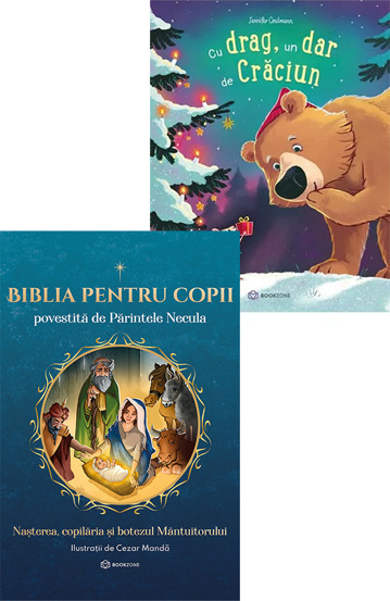 Biblia pentru copii + Cu drag un dar de Craciun - 54.90 Lei