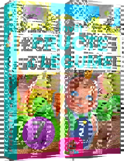 Carduri educative TraLaLa. Invat fructe si legume - 16.98 Lei