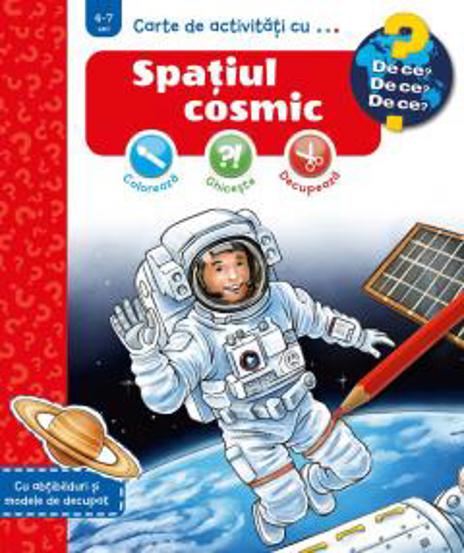 Carte de activitati cu... Spatiul cosmic - 20.76 Lei