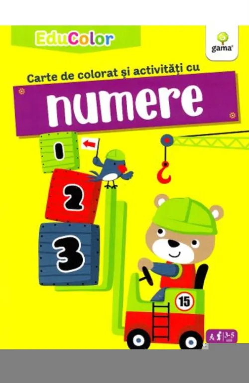 Carte de colorat si activitati cu numere - 21.06 Lei