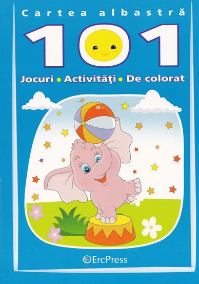 Cartea albastra. 101 jocuri activitati de colorat - 7.04 Lei