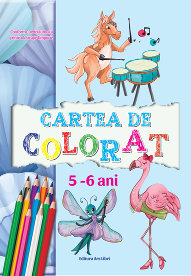 Cartea de colorat 5-6 ani - 23,80 Lei