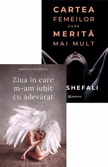 Cartea femeilor care merita mai mult + Ziua in care m-am iubit cu adevarat - 32.99 Lei