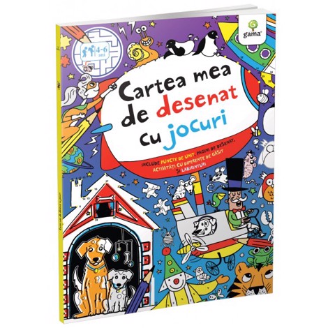 Cartea mea de desenat cu jocuri - 15.82 Lei