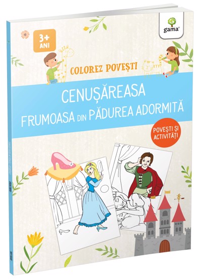 Cenusareasa & Frumoasa din padurea adormita/ Colorez povesti - 21.06 Lei