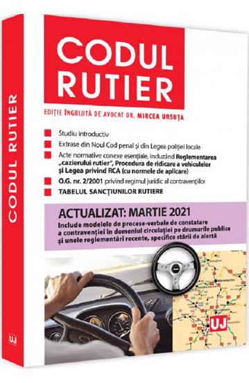 Codul rutier Act. martie 2021 - 27.53 Lei